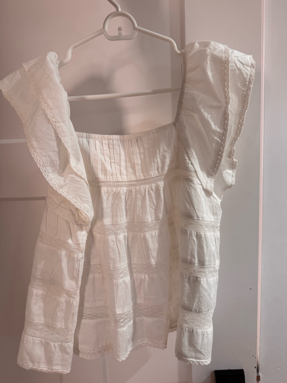 Abercrombie & Fitch Ruffle Babydoll Top - Picture 4 of 4